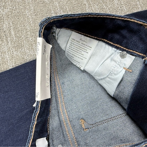 Kancan NWT High Rise Super Skinny Dark Blue Wash Stretch Jean Women Size 5/26 - Picture 4 of 6